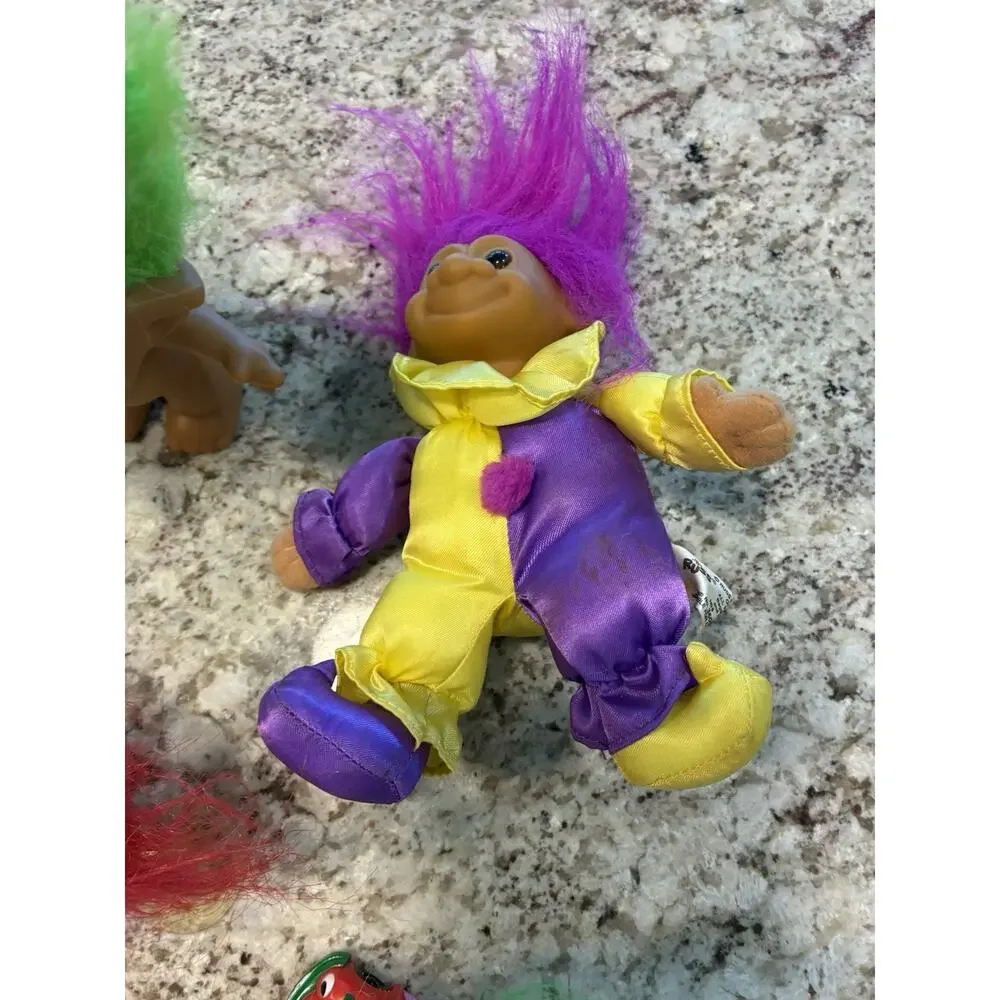 Vintage Troll Dolls Large Lot of 20 Collectible Bundle Original Hair Accessories